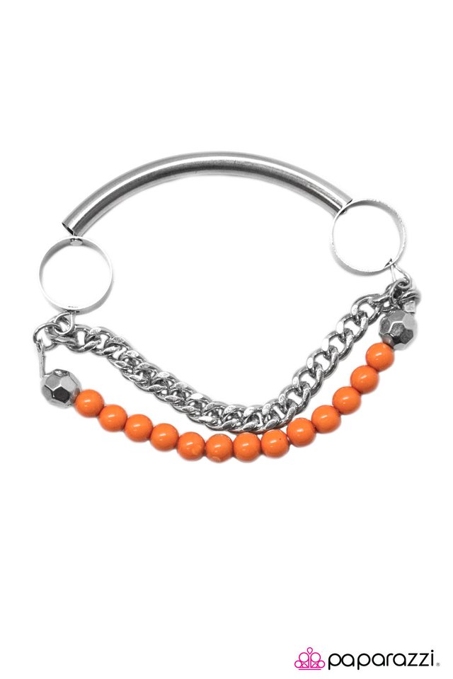 Paparazzi ♥ Wined and Dined - Orange ♥ Bracelet
