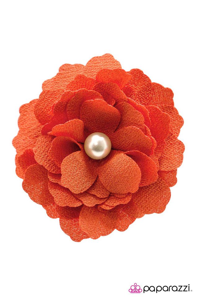 Paparazzi ♥ He Loves Me - Orange ♥ Hair Clip