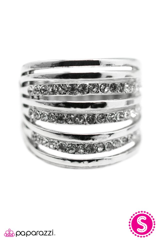 Paparazzi ♥ My Knight In Shining Armor - White ♥ Ring