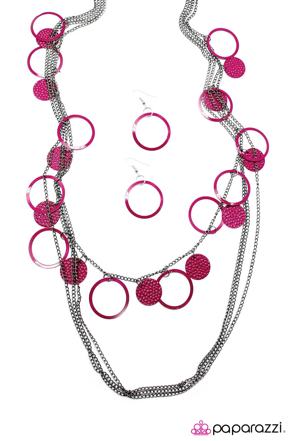 Paparazzi ♥ Saturday Night Fever - Pink ♥ Necklace