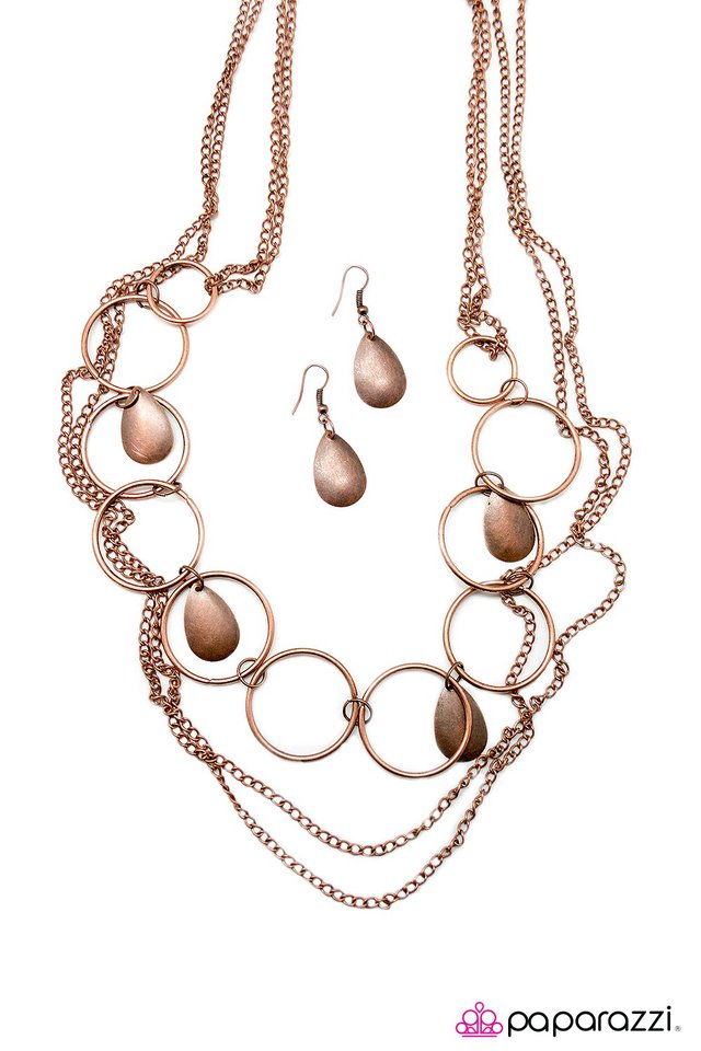 Paparazzi ♥ With An Open Mind - Copper ♥ Necklace