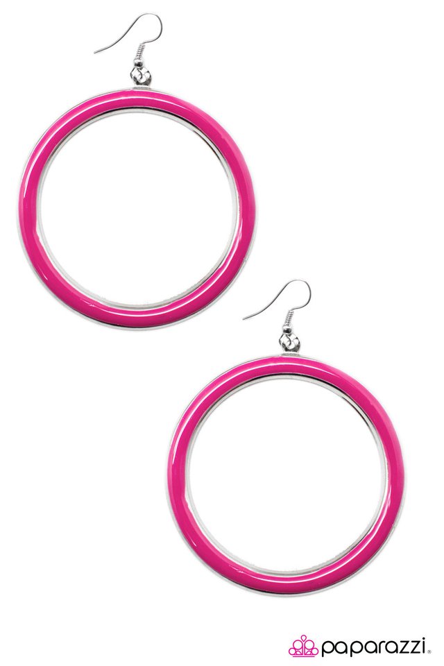 Paparazzi ♥ Tiny Hula Dancer - Pink ♥ Earrings