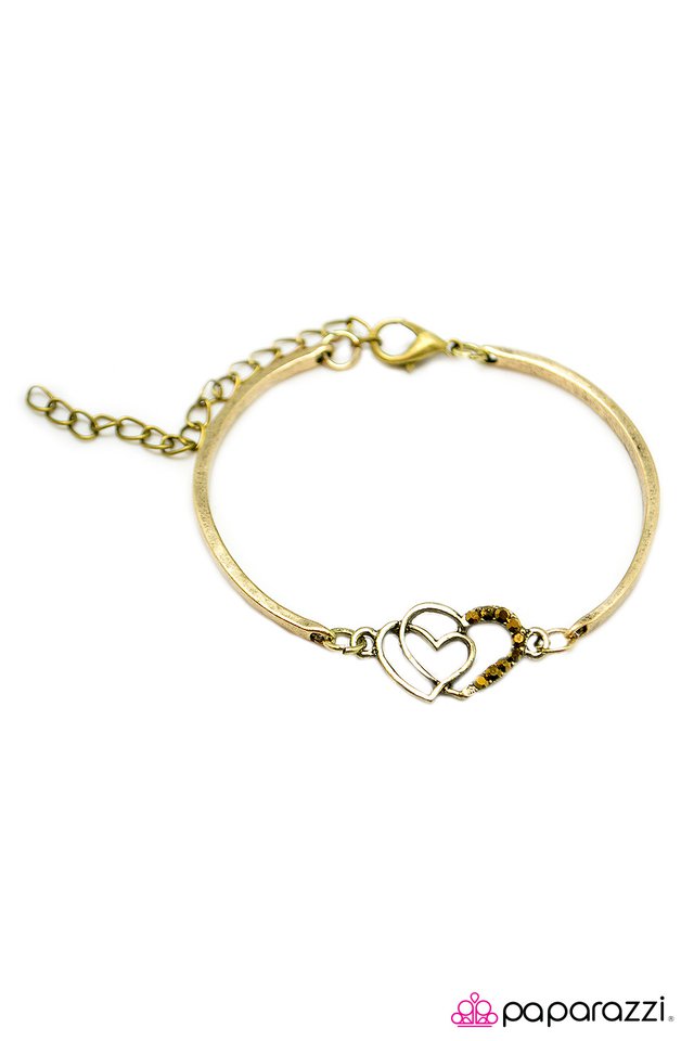 Paparazzi ♥ Dont Go Breaking My Heart - Brass ♥ Bracelet