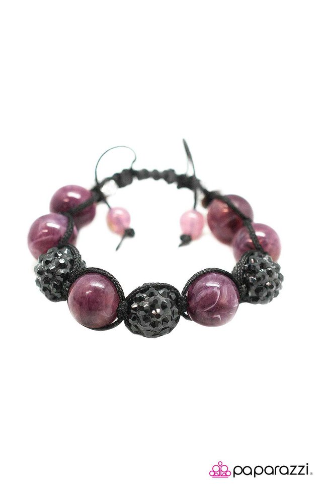 Paparazzi ♥ Lookin Sharp - Purple ♥ Bracelet