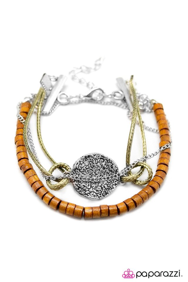 Paparazzi ♥ The Woodlanders - Green ♥ Bracelet
