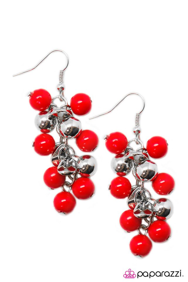Paparazzi ♥ My Girl - Red ♥ Earrings