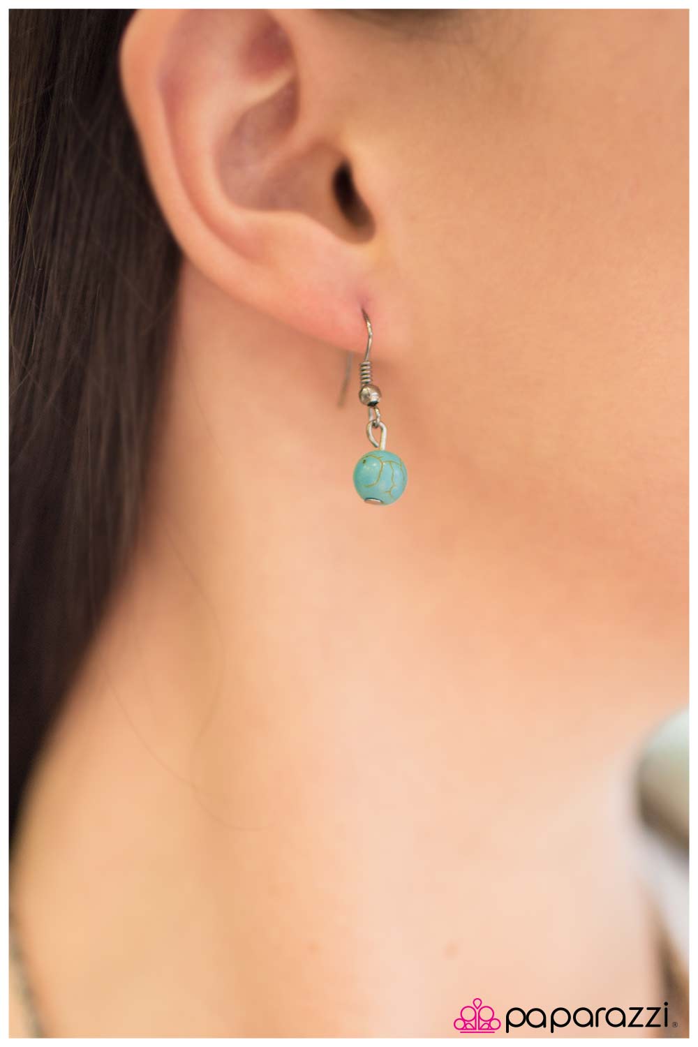 Paparazzi ♥ Mrs. Flintstone - Blue ♥ Necklace