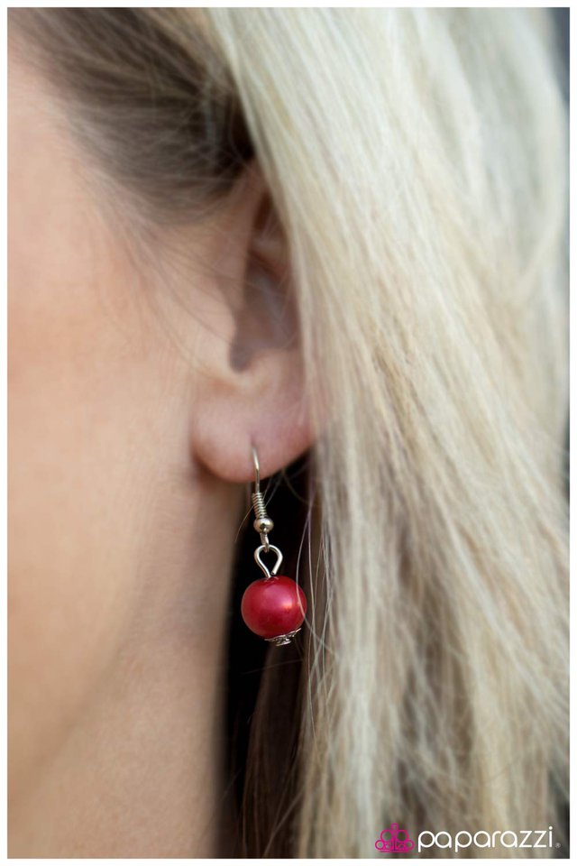 Paparazzi ♥ Radiant Reflections - Red ♥ Necklace
