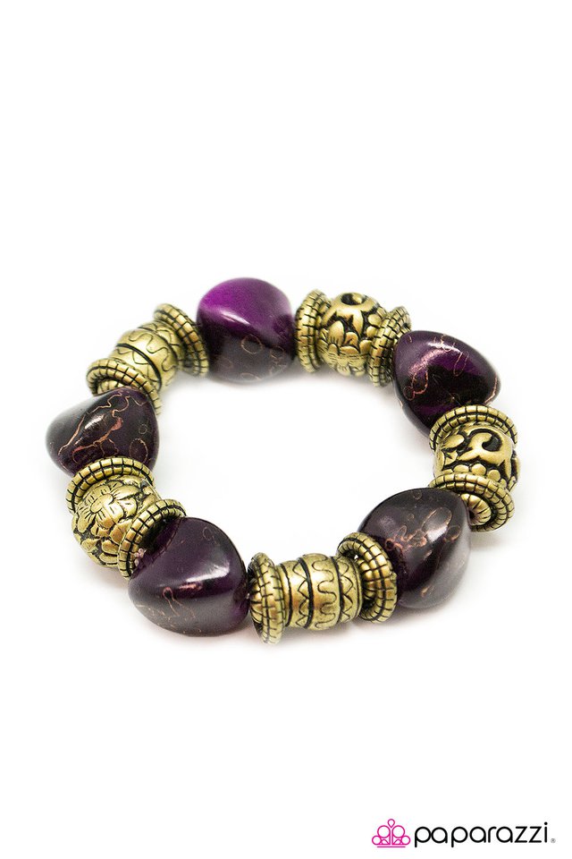 Paparazzi ♥ Rock Your World - Purple ♥ Bracelet