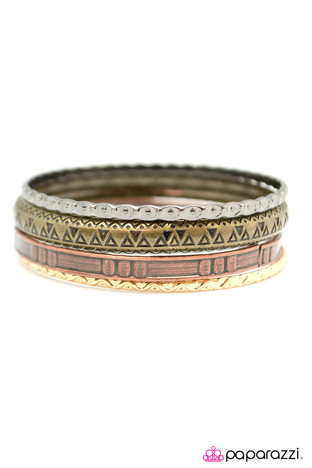 Paparazzi ♥ Metal Head - Copper ♥ Bracelet