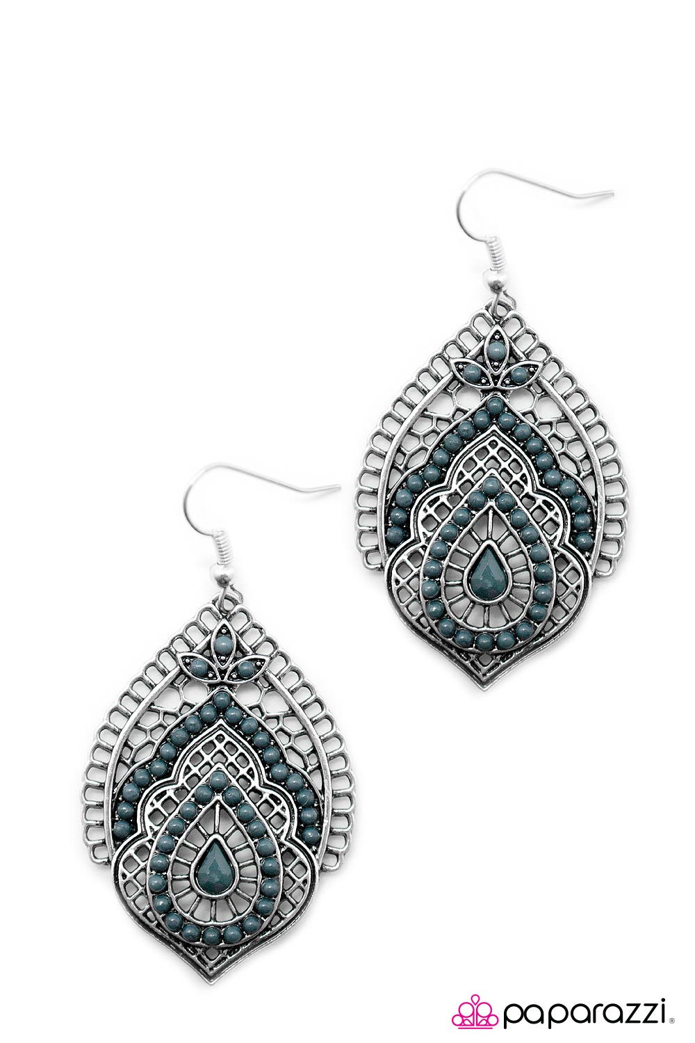 Paparazzi ♥ Persian Gardens - Blue ♥ Earrings