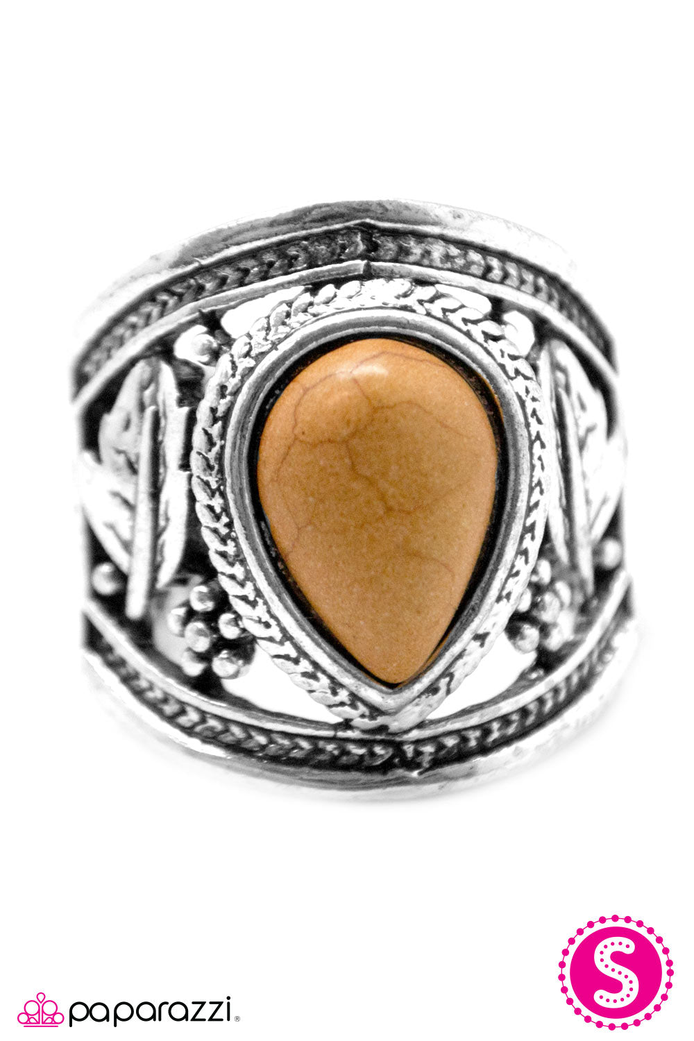 Paparazzi ♥ LEAF Me Alone - Yellow ♥ Ring