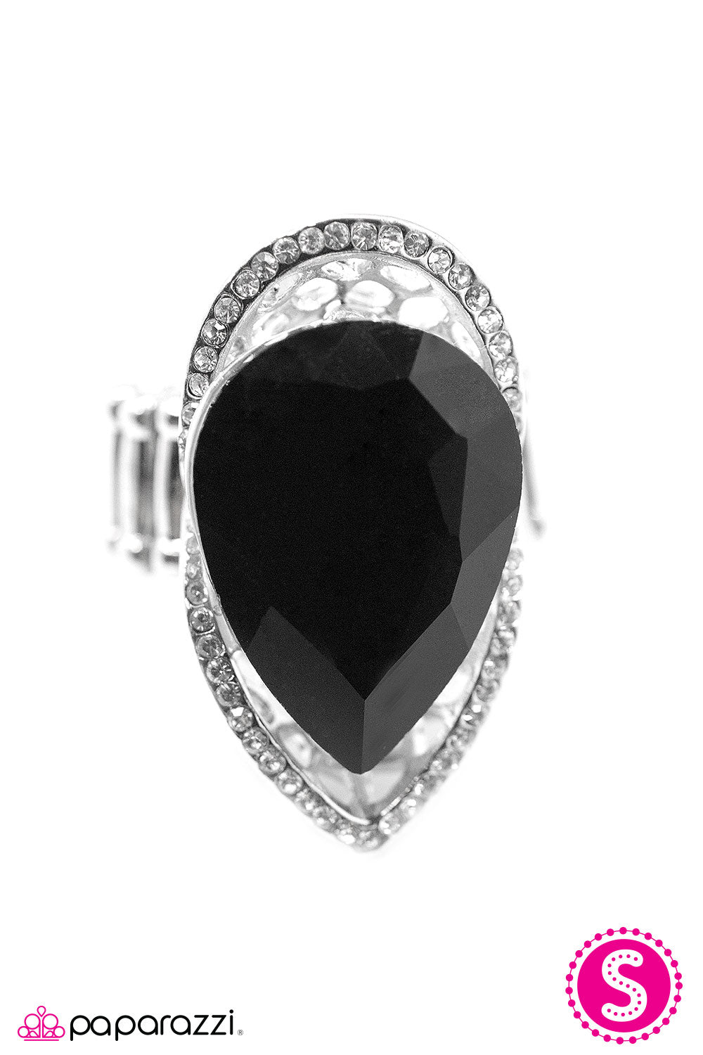 Paparazzi ♥ The Crown Jewel - Black ♥ Ring