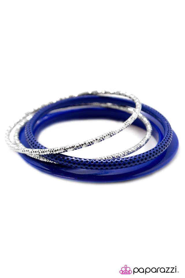 Paparazzi ♥ Work It Girl - Blue ♥ Bracelet