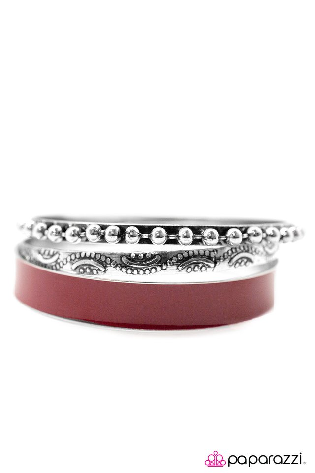 Paparazzi ♥ So Boho - Red ♥ Bracelet