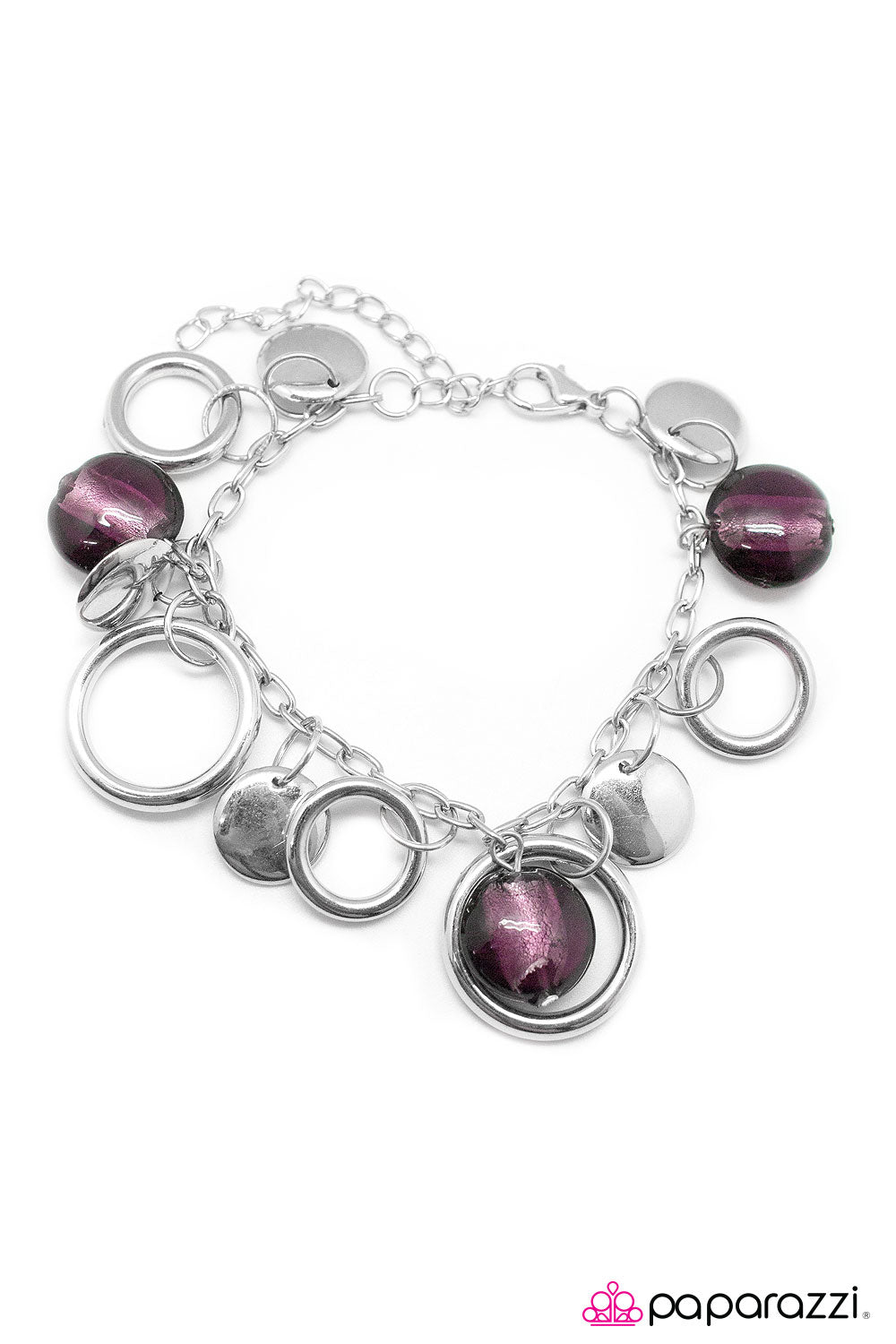 Paparazzi ♥ Weather The Storm - Purple ♥ Bracelet