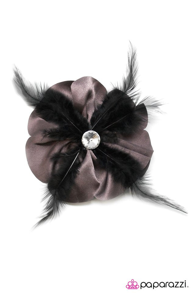 Paparazzi ♥ Welcome To the Masquerade - Silver ♥ Hair Clip