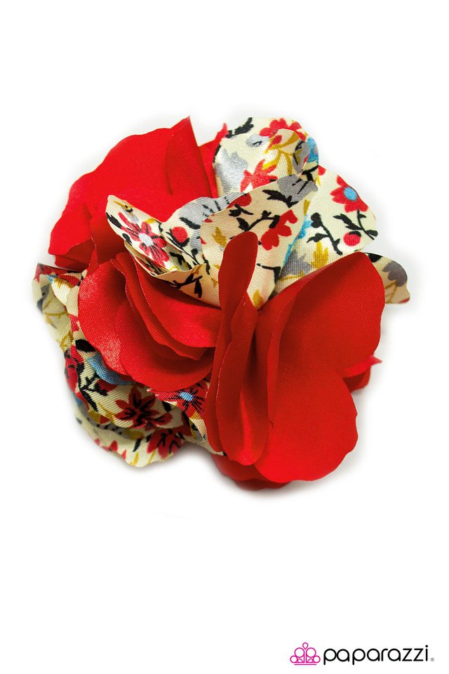 Paparazzi ♥ Road To Bali - Red ♥ Hair Clip