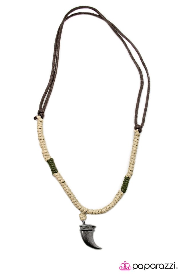 Paparazzi ♥ Shark Week - Green ♥ Necklace
