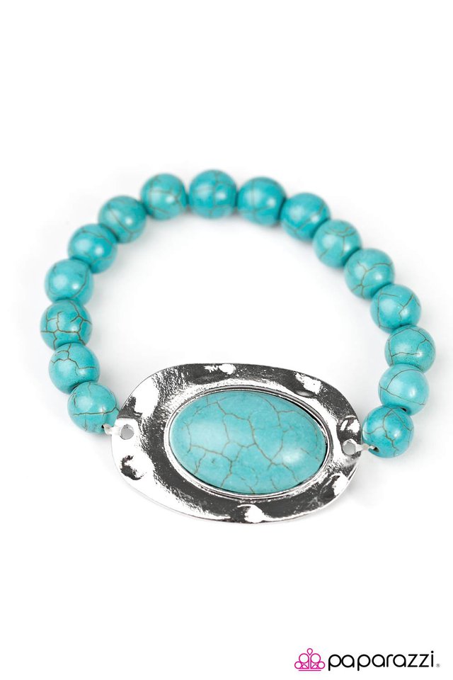 Paparazzi ♥ Lone Wolf - Blue ♥ Bracelet
