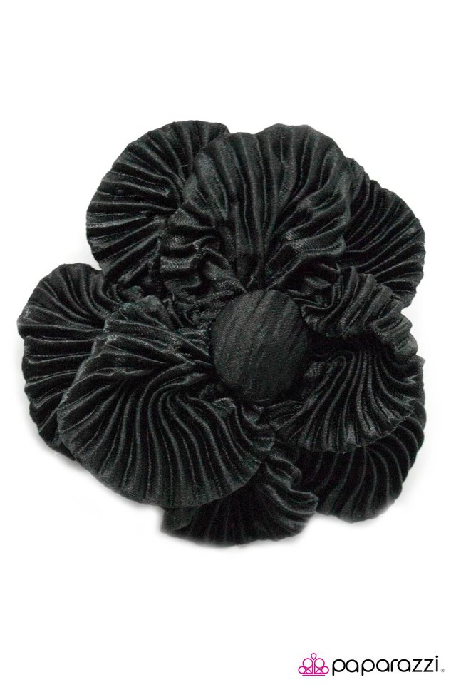 Paparazzi ♥ Candlelight Dinner - Black ♥ Hair Clip