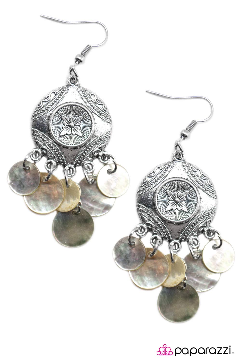 Paparazzi ♥ So Far, So Good - White ♥ Earrings