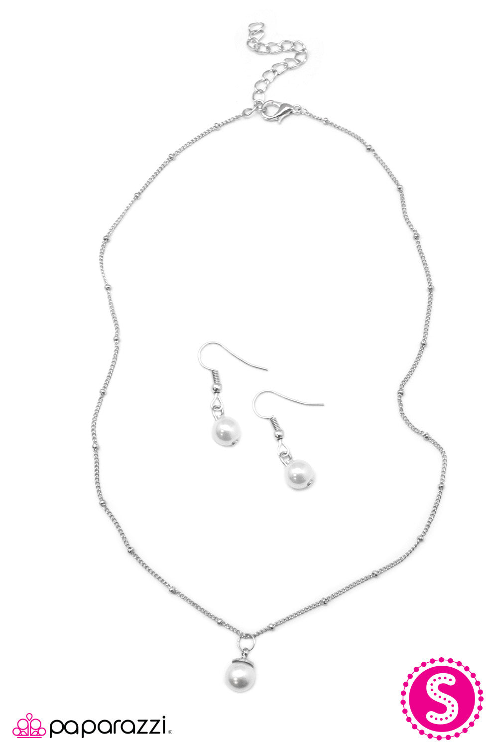 Paparazzi ♥ To Have And To Hold - White ♥ Necklace