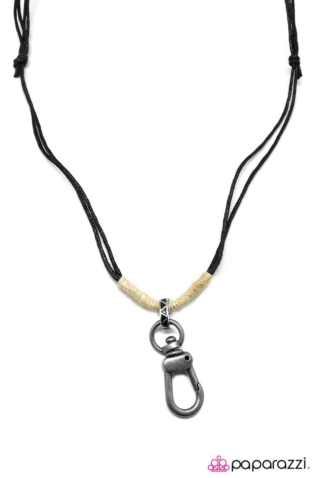 Paparazzi ♥ Ramblin Man - Black ♥ Lanyard