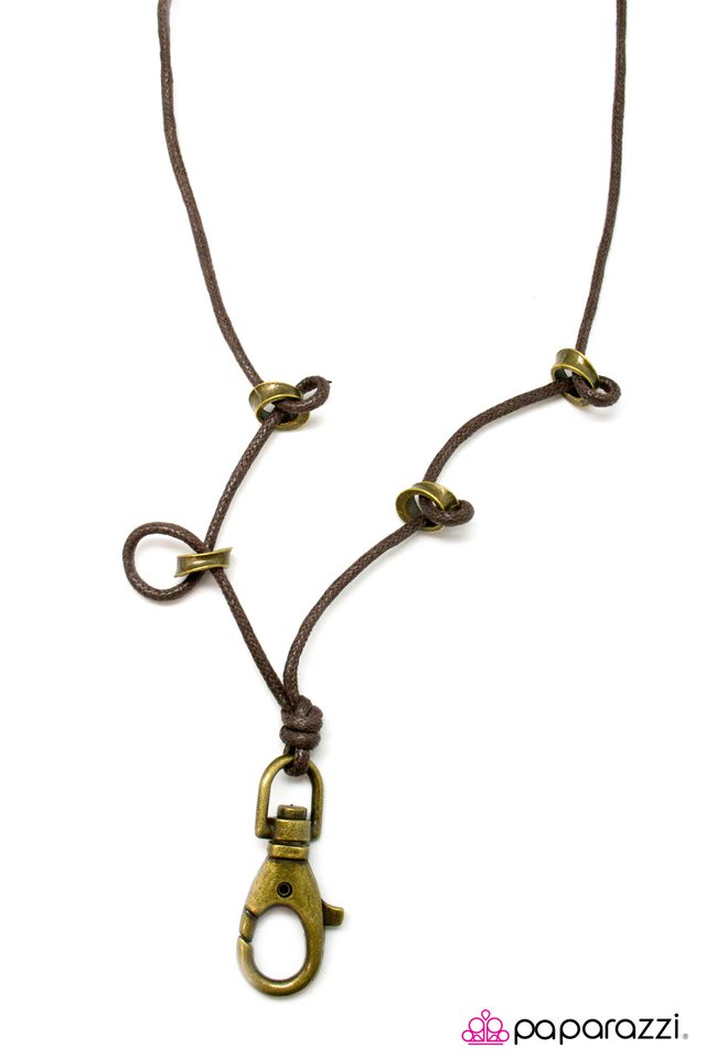 Paparazzi ♥ No More Mr. Nice Guy - Brown ♥ Lanyard