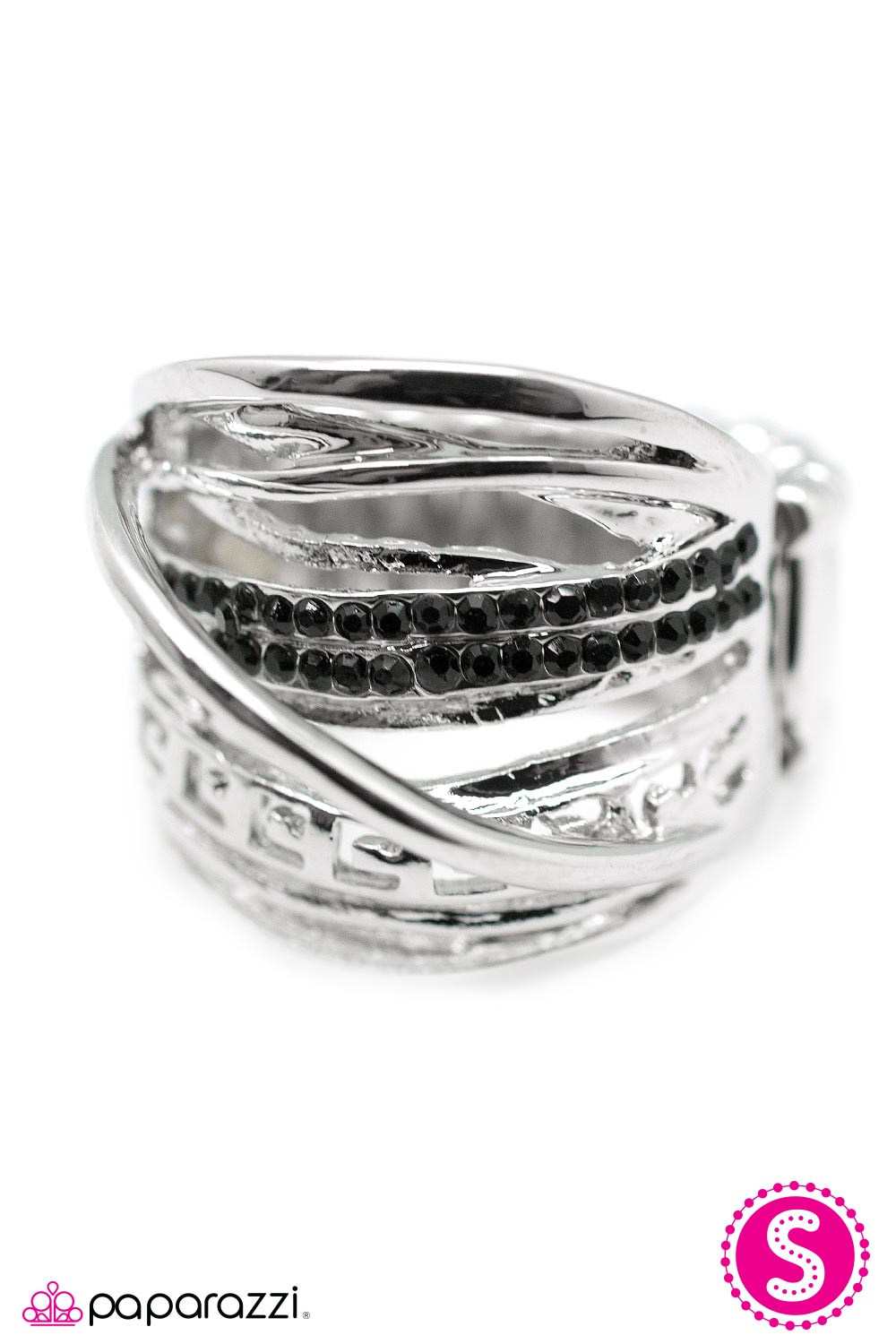 Paparazzi ♥ The Chevelle - Black ♥ Ring