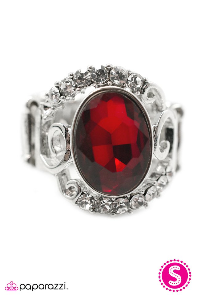 Paparazzi ♥ Strike It Rich - Red ♥ Ring