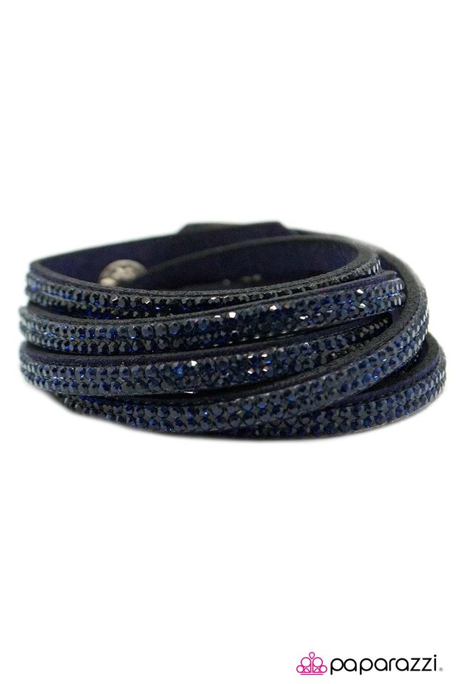 Paparazzi ♥ The WRAP Nae Nae - Blue ♥ Bracelet