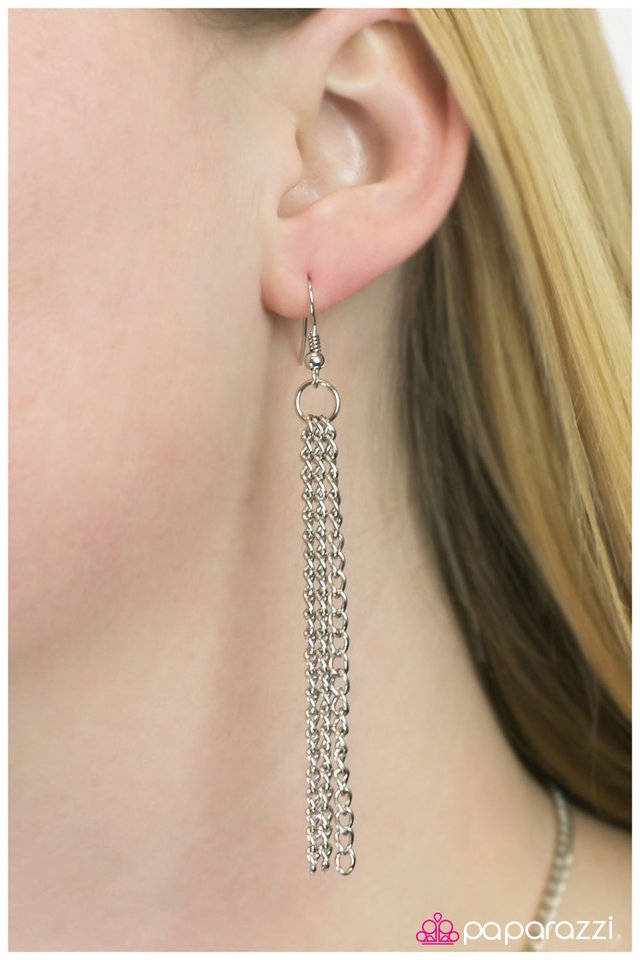 Paparazzi ♥ Born to Ride - White ♥ Necklace