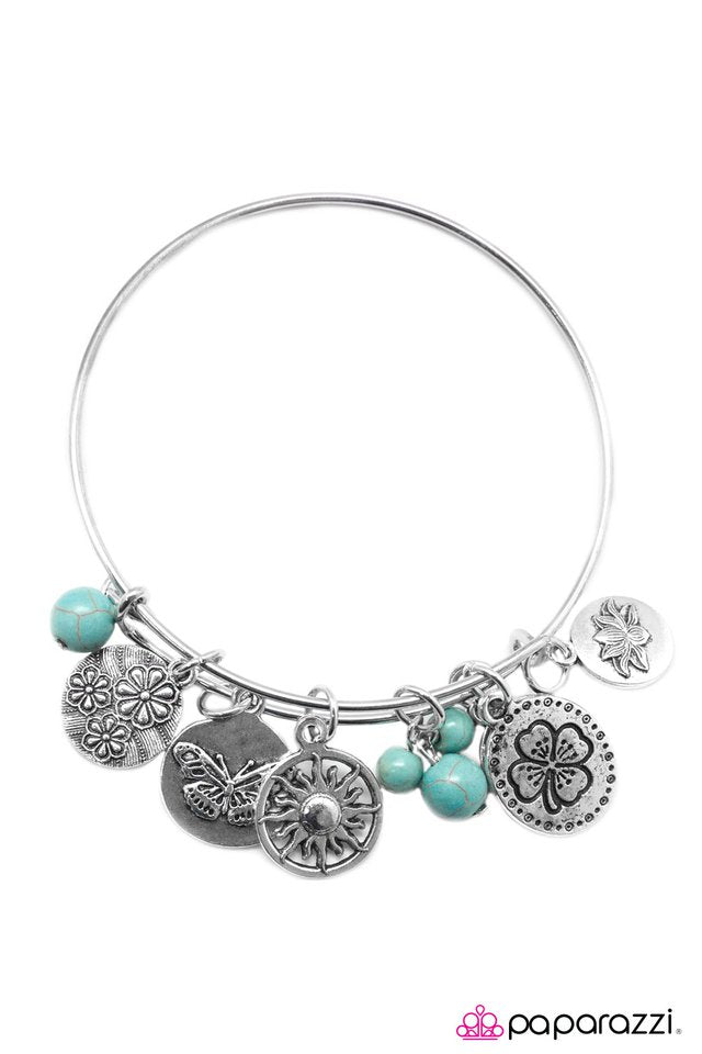 Paparazzi ♥ A Lucky Break - Blue ♥ Bracelet