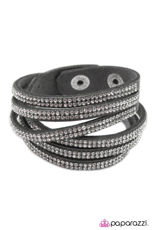 Paparazzi ♥ The WRAP Nae Nae - Silver ♥ Bracelet