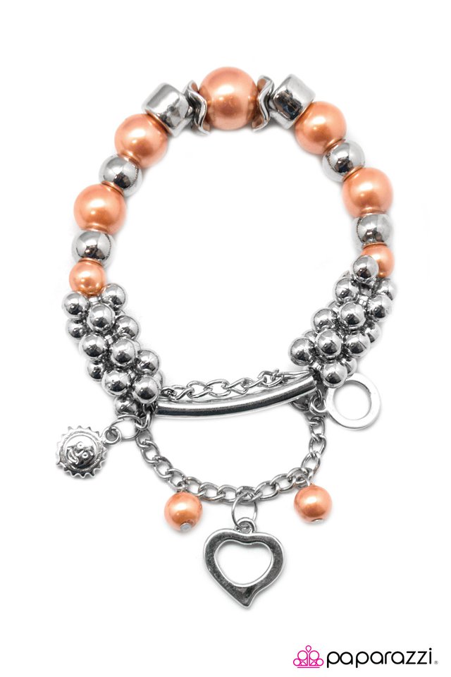 Paparazzi ♥ Quit Playing Games With My Heart - Orange ♥ Bracelet