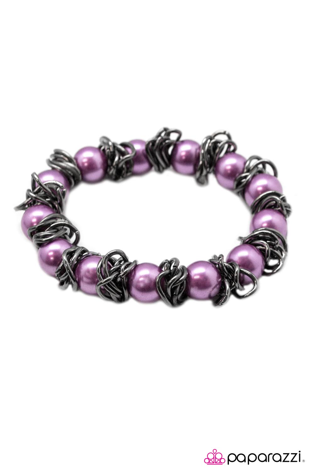 Paparazzi ♥ A Mysterious Stranger - Purple ♥ Bracelet