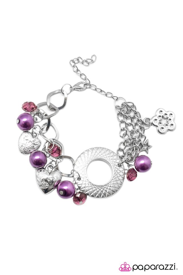 Paparazzi ♥ Love Actually - Purple ♥ Bracelet