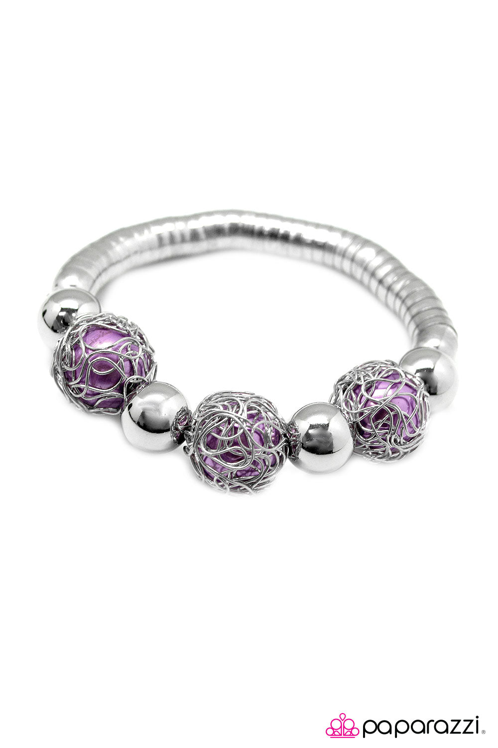 Paparazzi ♥ Elegant Entrapment - Purple ♥ Bracelet
