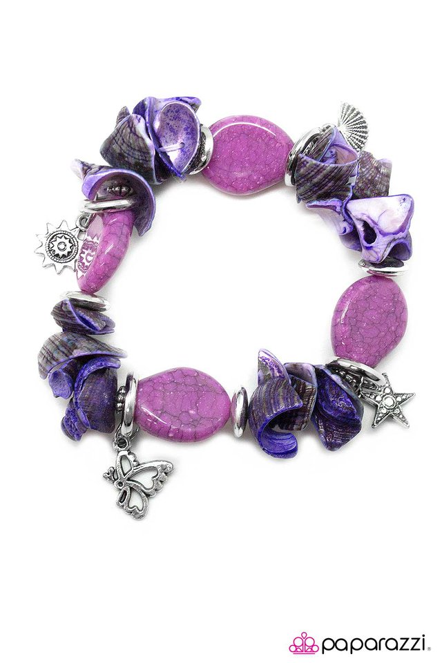 Paparazzi ♥ Shell We Dance? - Purple ♥ Bracelet