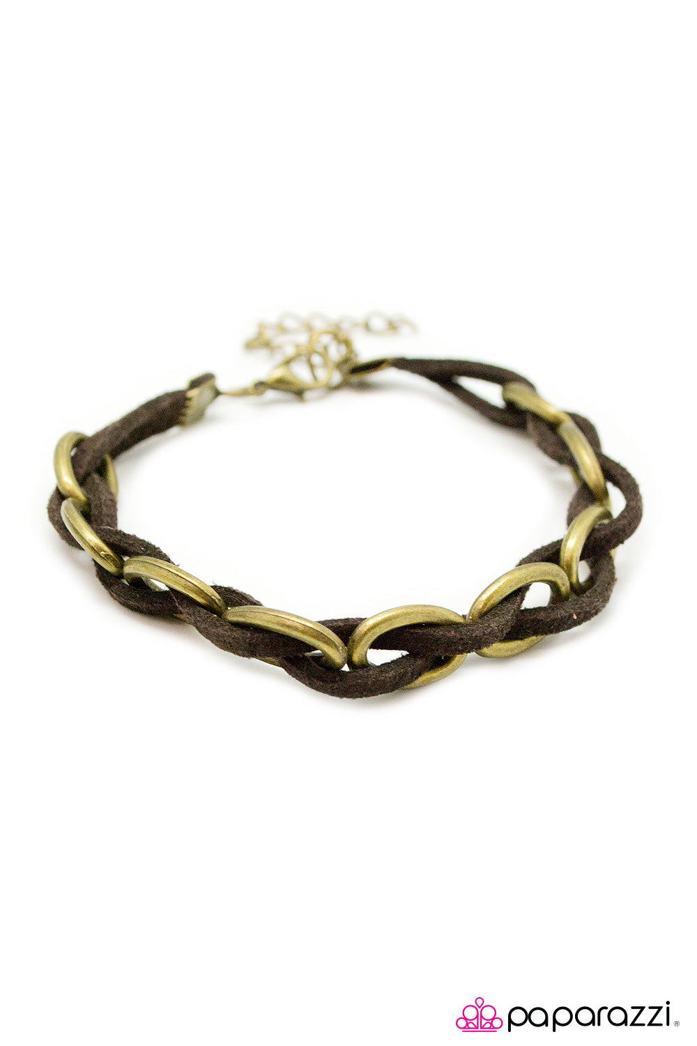 Paparazzi ♥ Hard To PerSUEDE - Brass ♥ Bracelet