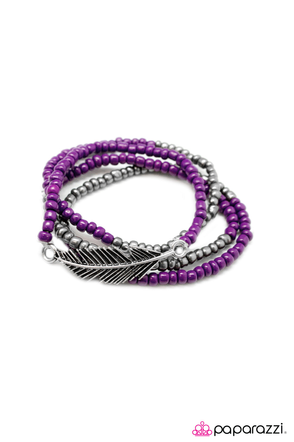 Paparazzi ♥ Flying First Class - Purple ♥ Bracelet
