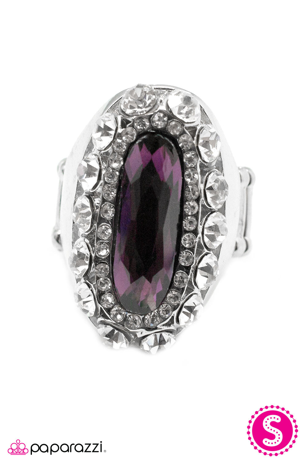 Paparazzi ♥ Its Good To Be Queen - Purple ♥ Ring