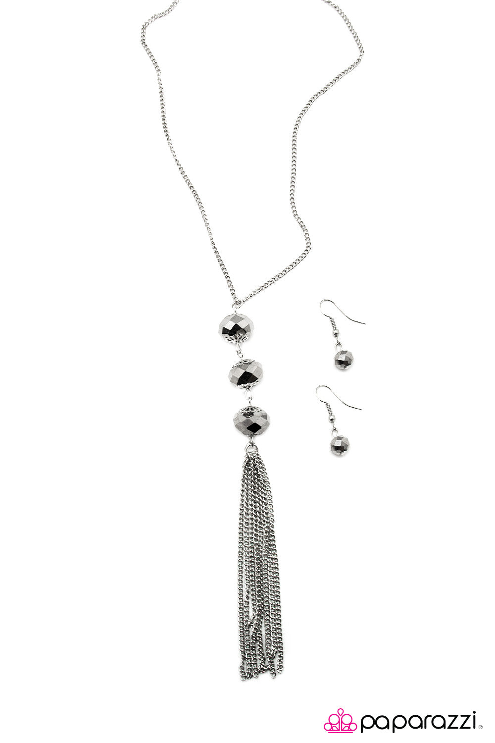 Paparazzi ♥ Where Theres Smoke, Theres Fire - Silver ♥ Necklace