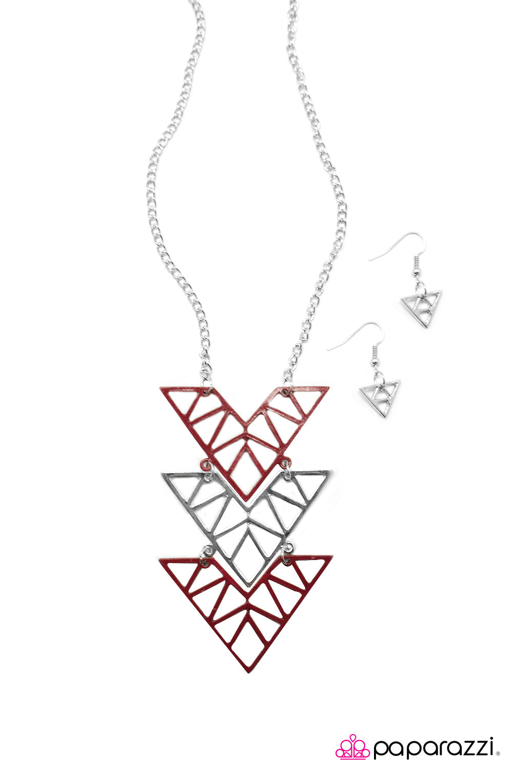 Paparazzi ♥ All Signs Point to Yes - Red ♥ Necklace