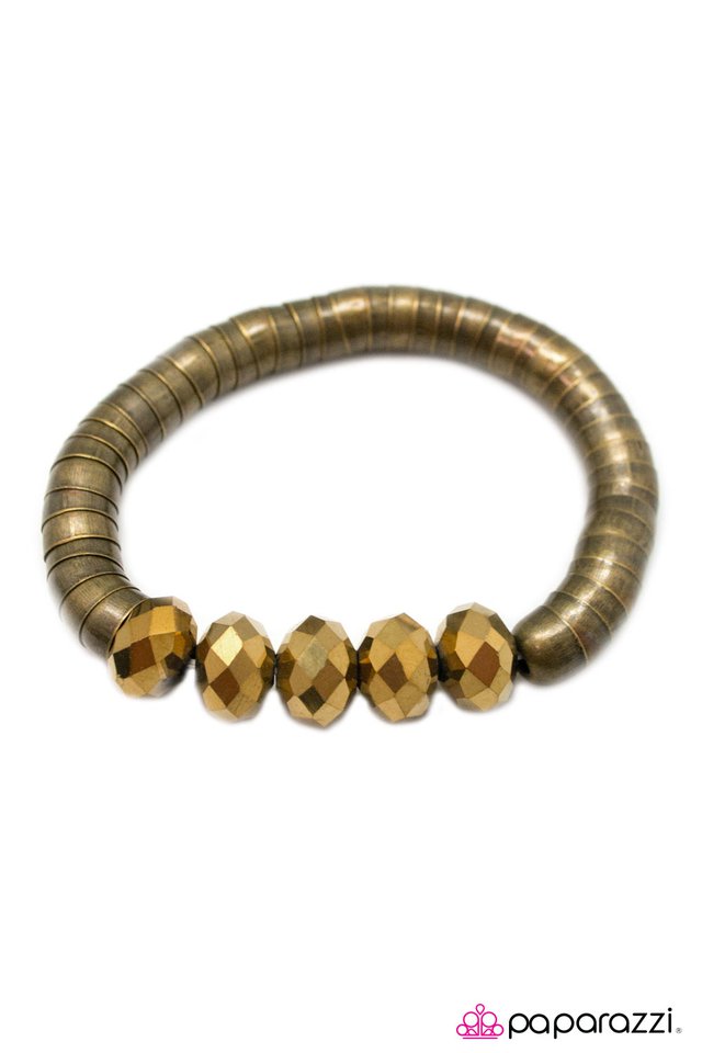 Paparazzi ♥ Loud and Clear - Brass ♥ Bracelet