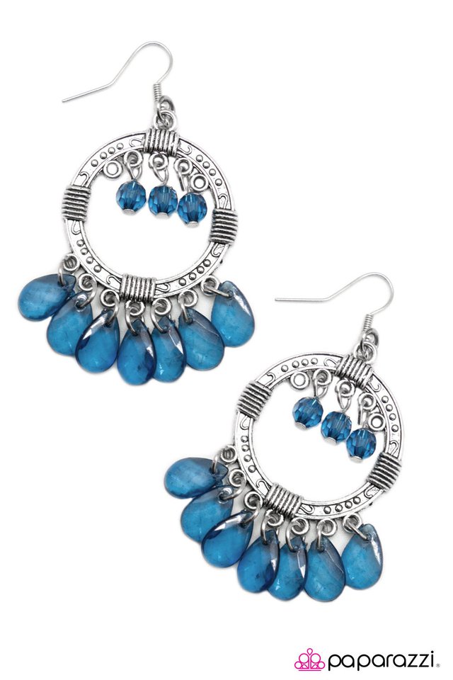 Paparazzi ♥ Cha-Cha-Cha - Blue ♥ Earrings