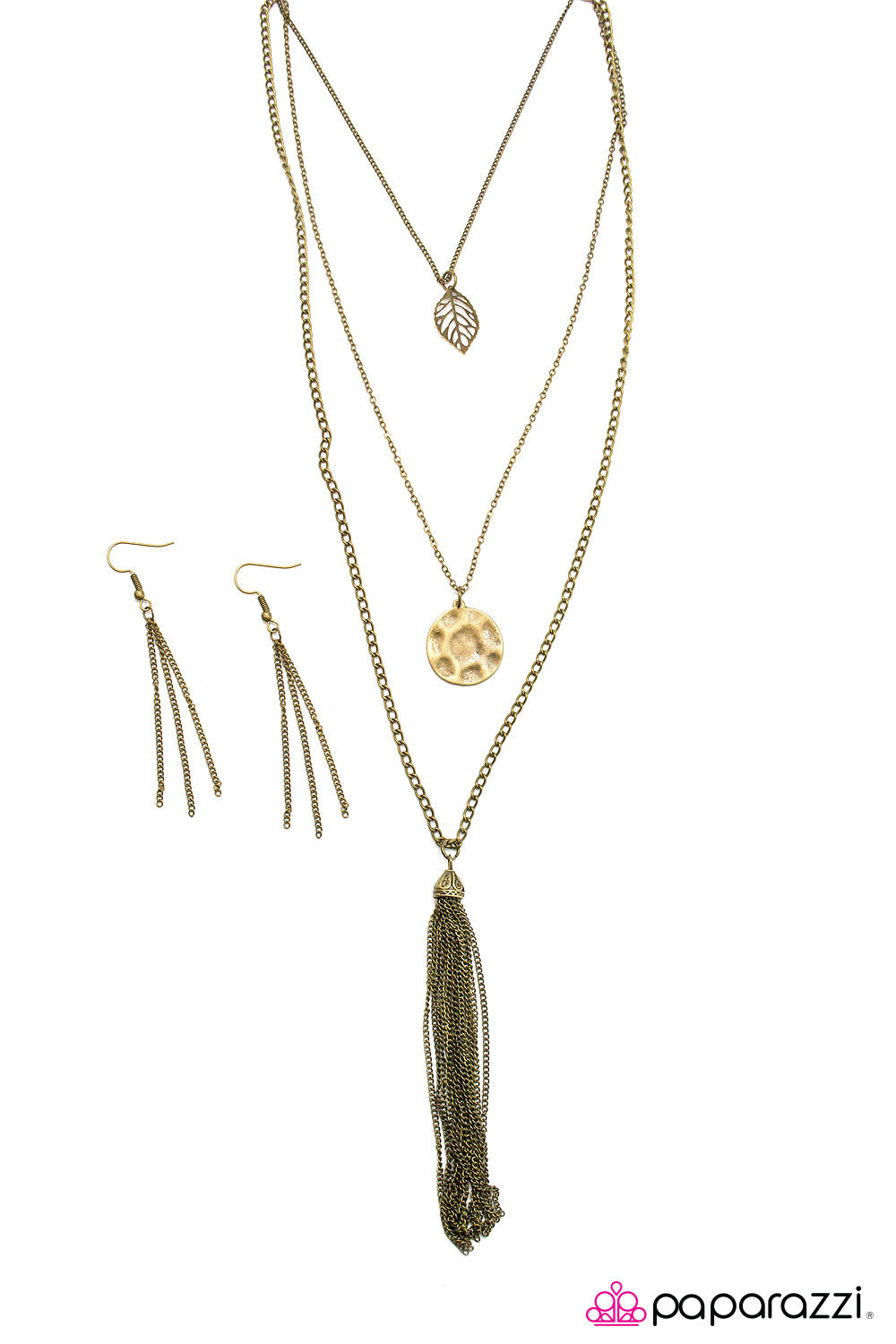 Paparazzi ♥ Late Autumn - Brass ♥ Necklace