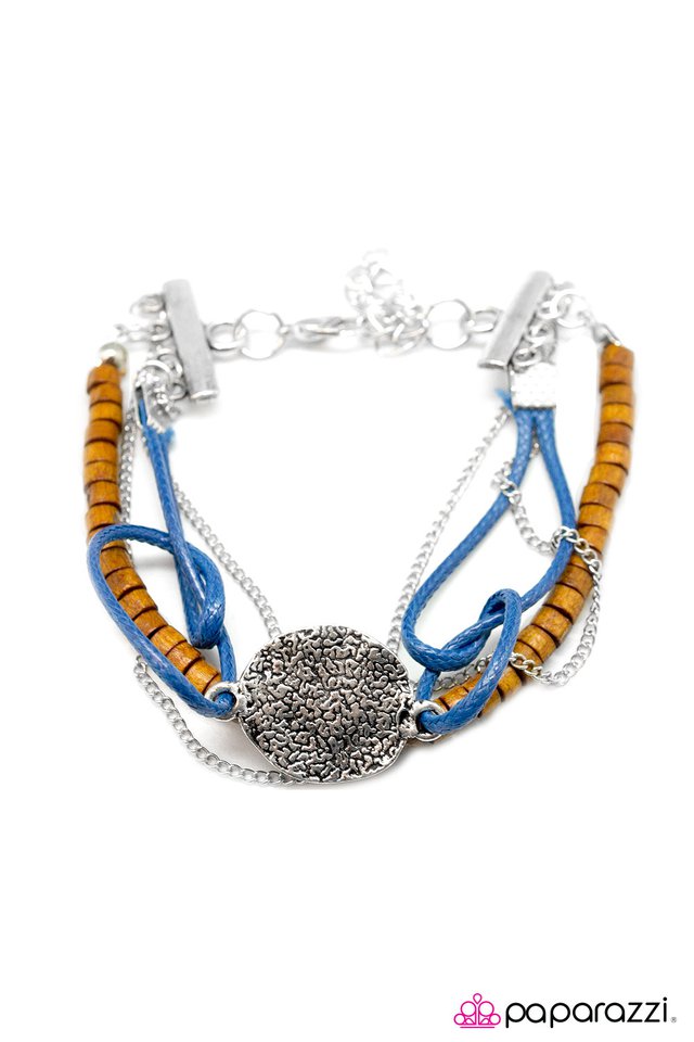 Paparazzi ♥ The Woodlanders - Blue ♥ Bracelet