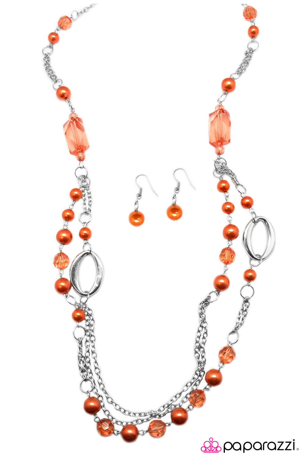 Paparazzi ♥ The Toast of the Town - Orange ♥ Necklace